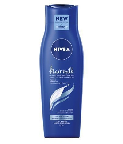 Foto van Nivea shampoo hairmilk 250ml via drogist