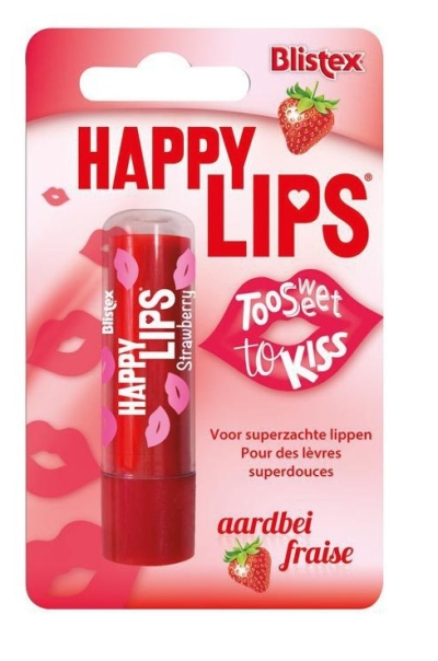 Blistex happy lips aardbei 1st  drogist