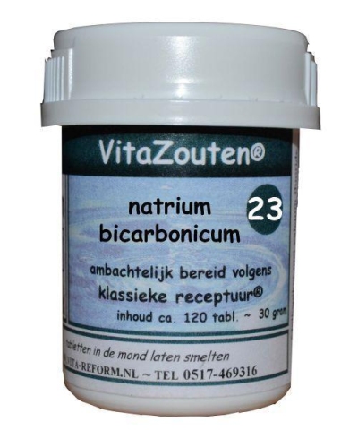 Vita reform van der snoek natrium bicarbonaat celzout 23/6 120tab  drogist