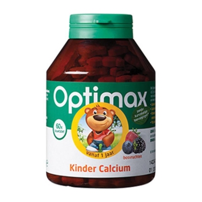 Optimax kinder calcium 60kt  drogist