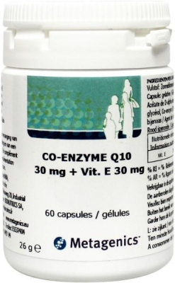 Foto van Metagenics co enzyme q10 30 mg 60cap via drogist