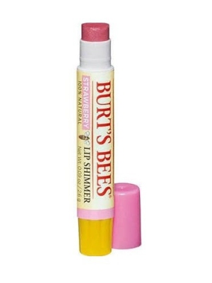 Foto van Burt's bees lipshimmer strawberry 3g via drogist
