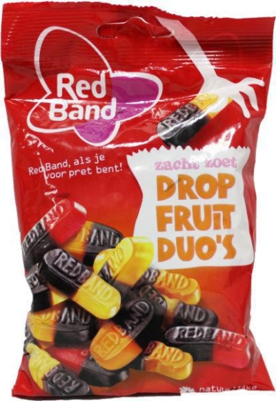 Red band dropfruit duo's eurolijn 166g  drogist