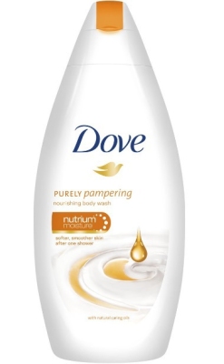 Foto van Dove douchecreme purely pampering natural caring oil 400ml via drogist