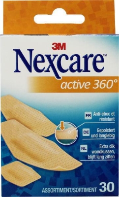 Nexcare active 360 assorti pleisters 30st  drogist