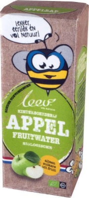 Leev fruitwater appel bio 200 ml 3x200  drogist