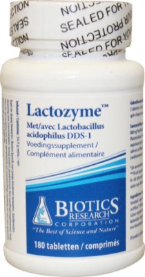 Biotics lactozyme acidophyllus 180tab  drogist