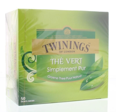 Twinings pure green tea 50st  drogist