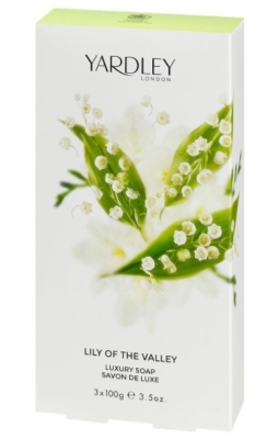 Yardley lily of the valley luxe zeep 3x100g  drogist