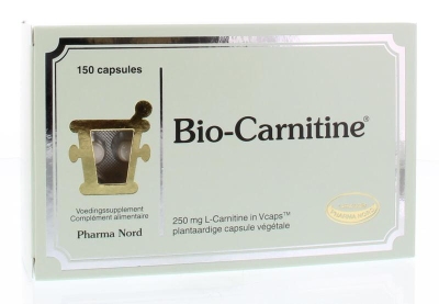 Foto van Pharma nord bio carnitine 150cap via drogist