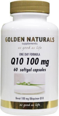 Foto van Golden naturals q10 100 mg 60sg via drogist
