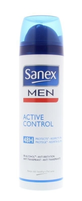 Foto van Sanex men deospray dermo active control 200ml via drogist