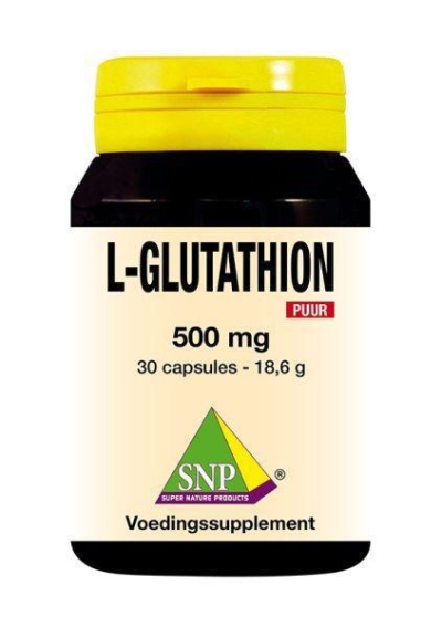 Snp l-glutathion 500 mg puur 30cap  drogist