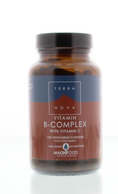 Foto van Terranova b-complex vitamine c 100ca via drogist
