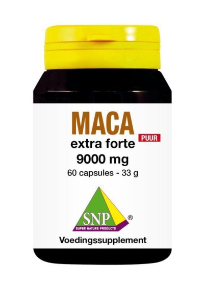 Foto van Snp maca extra forte 9000 mg puur 60ca via drogist