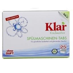 Foto van Klar afwasmachine tablet bio 25st via drogist