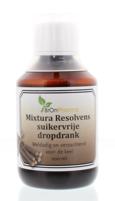 Foto van Bronpharma mixtura resolvens dropdrank 200ml via drogist