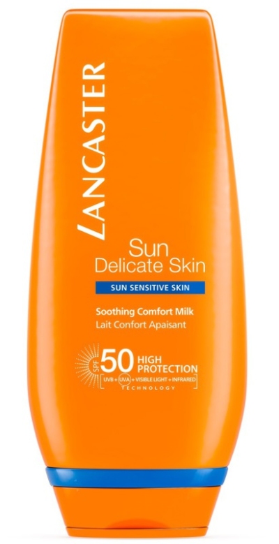Lancaster sun delicate skin soothing milk spf50 125ml  drogist