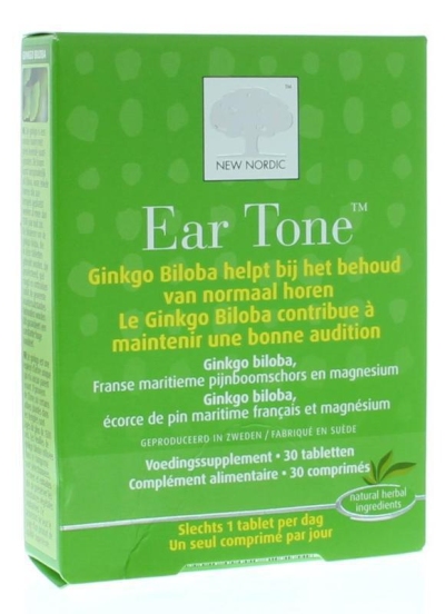 Foto van New nordic ear tone 30tab via drogist