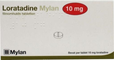 Foto van Mylan loratadine 10 mg 30tb via drogist