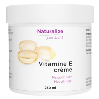 Foto van Naturalize vitamine e crème 250ml via drogist