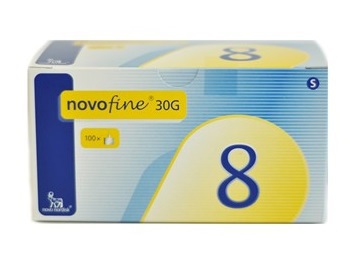 Novo nordisk novofine naald 0.30 x 8 mm 30g 100st  drogist