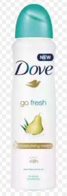 Foto van Dove deodorant spray pear & aloe vera 150ml via drogist