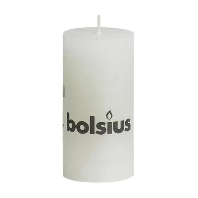 Foto van Bolsius stompkaars wit 6 x 1 stuk via drogist