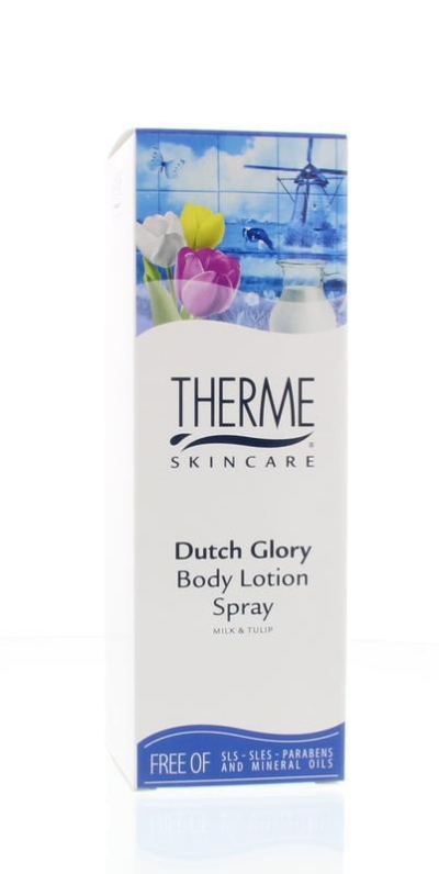 Foto van Therme bodylotion spray dutch glory 125ml via drogist
