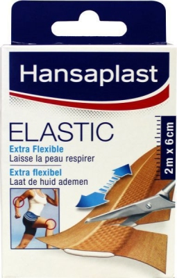 Hansaplast elastic 2m x 6cm 1st  drogist