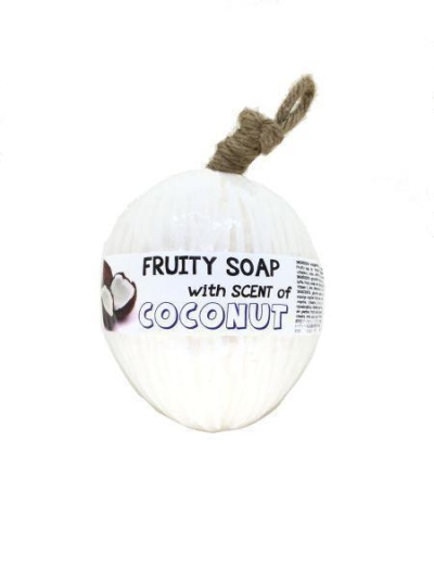 Foto van Fruity soap kokosnoot zeep 125g via drogist