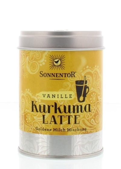 Foto van Sonnentor kurkuma latte vanille bio 60g via drogist