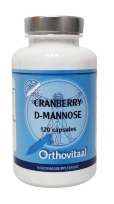 Foto van Orthovitaal cranberry d-mannose 120 capsules via drogist