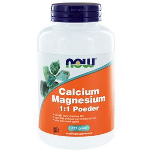 Now calcium & magnesium 1:1 227g  drogist
