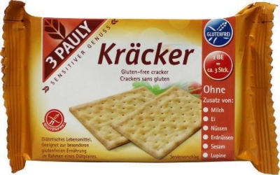 Foto van 3pauly crackers mais 150g via drogist