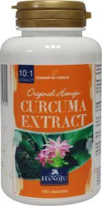 Hanoju curcuma extract 400 mg 180cap  drogist