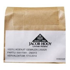 Jacob hooy koenjit / curcuma poeder 250g  drogist
