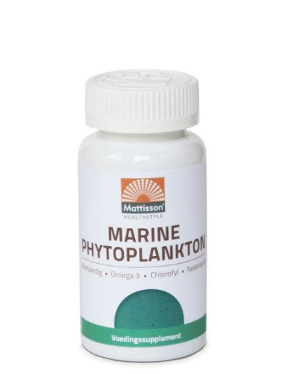 Foto van Mattisson marine phytoplankton capsules 60cap via drogist