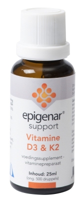 Foto van Epigenar vitamine d3 & k2 25ml via drogist