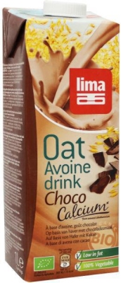 Foto van Lima oat drink choco & calcium 1000ml via drogist