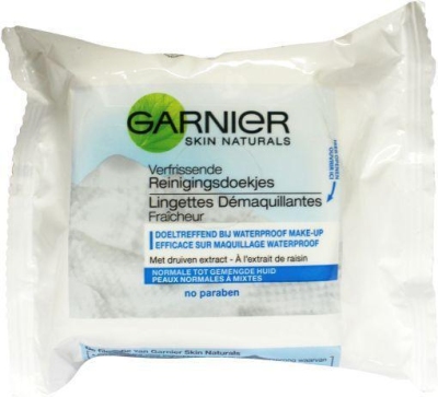 Foto van Garnier skin naturals essentials tissue normale huid 25st via drogist