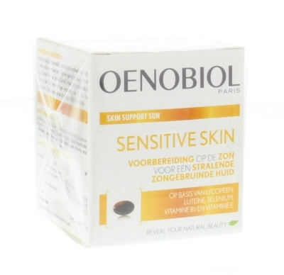 Oenobiol skin support sun gevoelige huid capsules 30cp  drogist