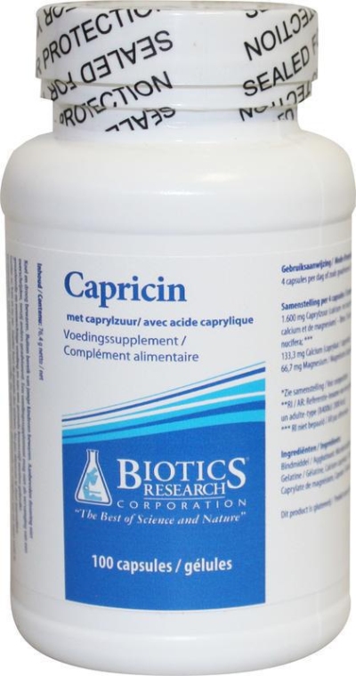 Foto van Biotics capricin 100cap via drogist