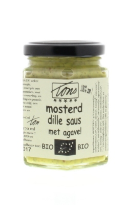 Foto van Ton's mosterd mosterd dille saus agave 170g via drogist
