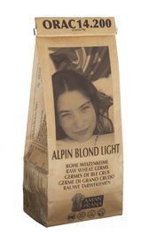 Foto van Aman prana tarwekiemen alpin blond light 400g via drogist