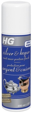 Hg zilver/koper finish nooit meer poetsen 200ml  drogist