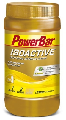 Foto van Powerbar isoactive sport drinks lemon 600gr via drogist
