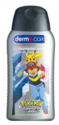Foto van Dermo care shampoo- en douche pokemon 200ml via drogist