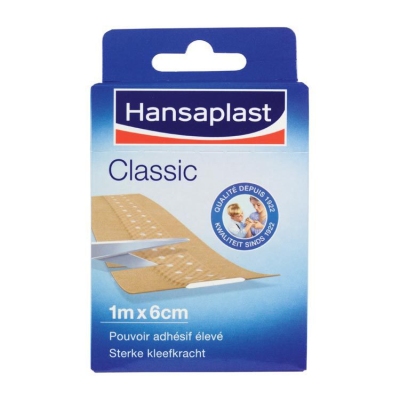 Hansaplast classic 1 m x 6 cm 1mx6cm  drogist