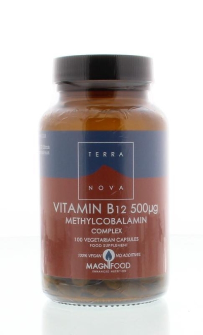 Foto van Terranova vitamine b12 500 mcg complex 100ca via drogist